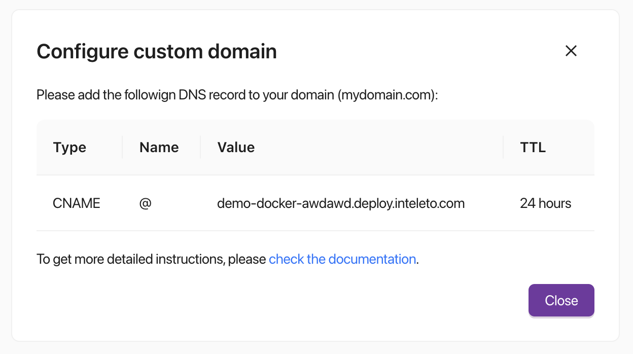 Configure DNS